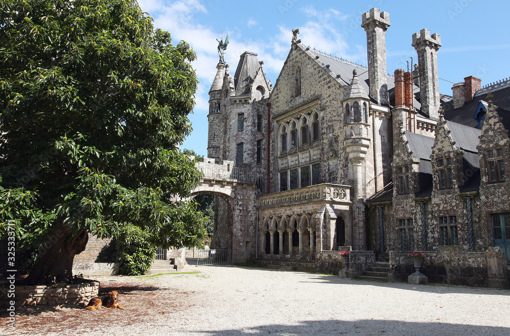 Chateau de Keriolet en Bretagne