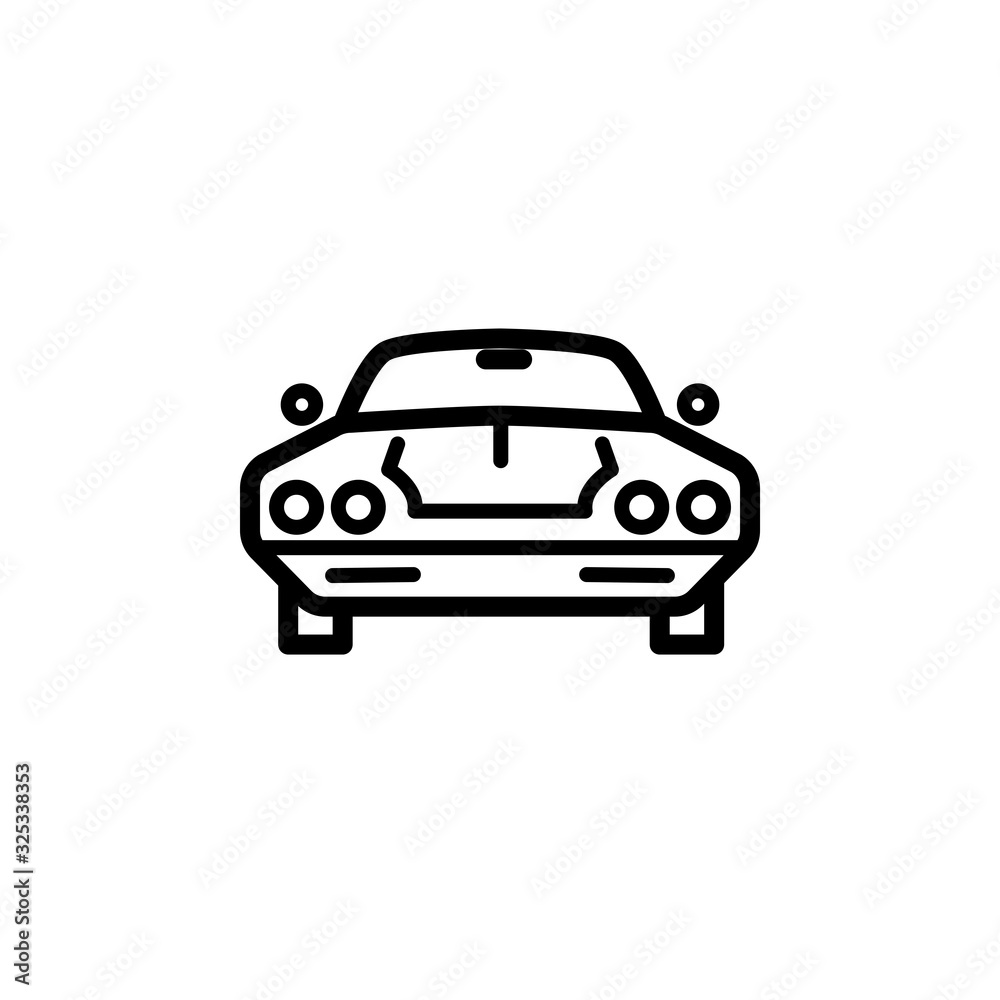 Vector illustration, car icon design