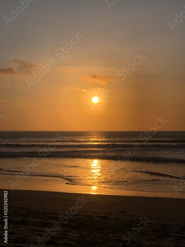 sunset at sea