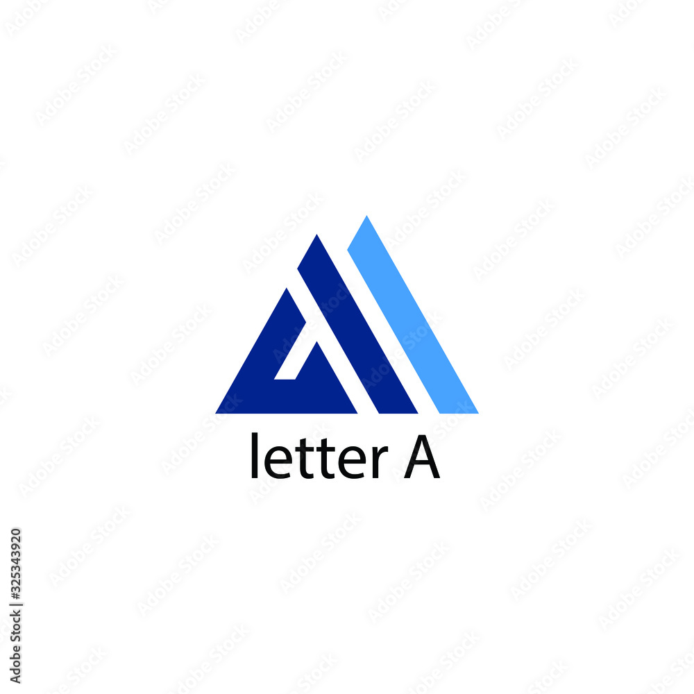 Letter A line logo, icon. Simple, clean and fresh line letter a logo Letter A line logo, icon. Simple, clean and fresh line letter a logo