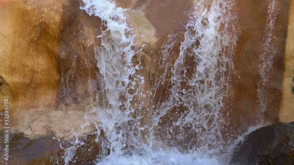 Waterfall in paradise in slow motion 180fps