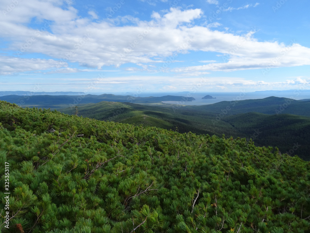 Fototapeta premium view of the sea of Okhotsk