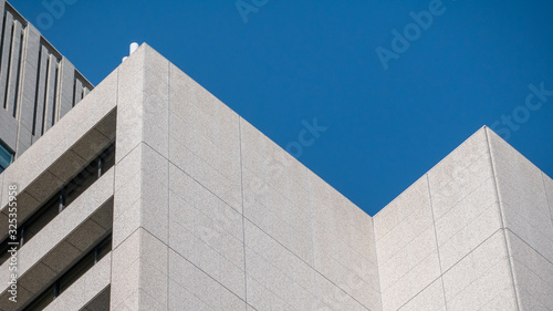 Abstract background architecture lines. modern architecture detail photo