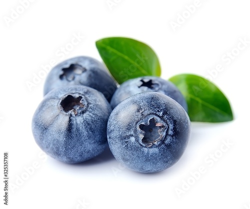 Berries of blueberrie macro.