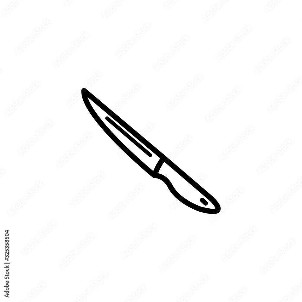 Vector illustration, knife icon design Vector illustration, knife icon design