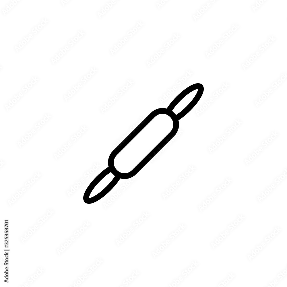 Vector illustration, rolling pin icon design Vector illustration, rolling pin icon design