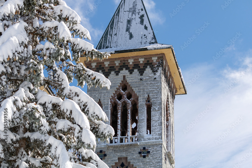 Abbaye SaintBenoit du Lac, Magog, Memphrémagog, Cantons de l'est Québec Canada Stock Photo