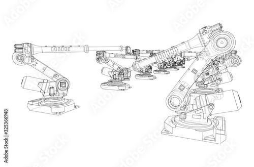 A industral robots manipulators