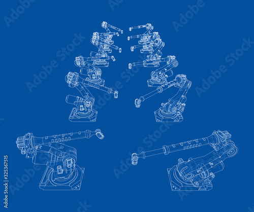 A industral robots manipulators