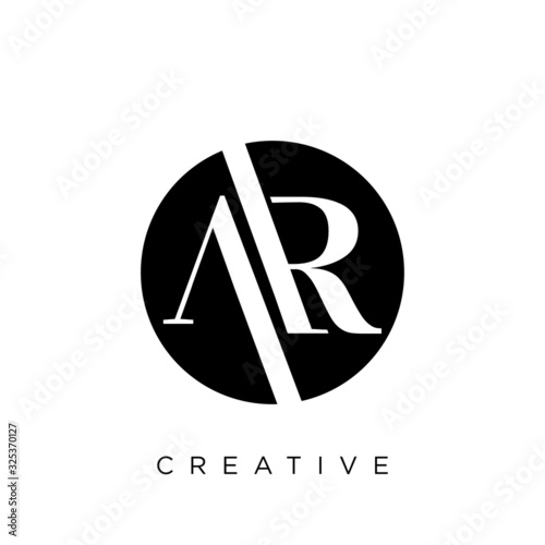 ar circle logo design