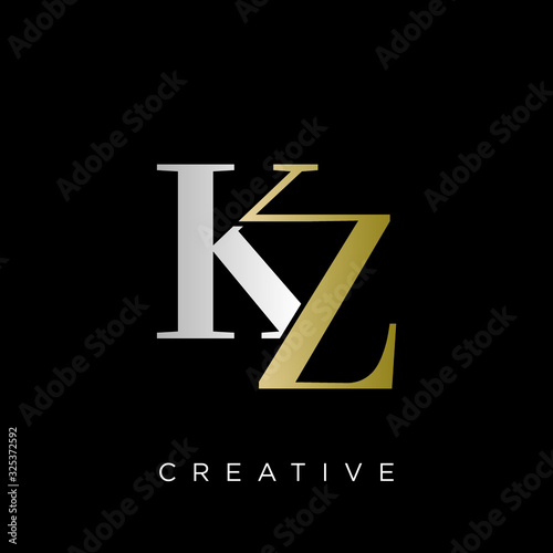 kz logo design vector