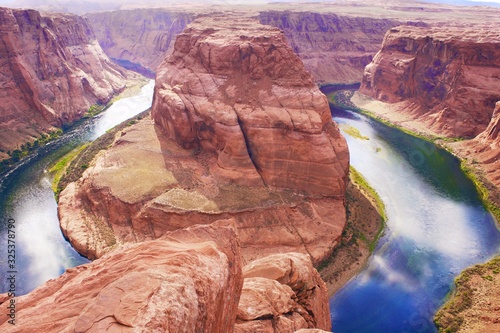 Horseshoe bend grand canyon in usa