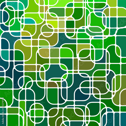 abstract vector stained-glass mosaic background