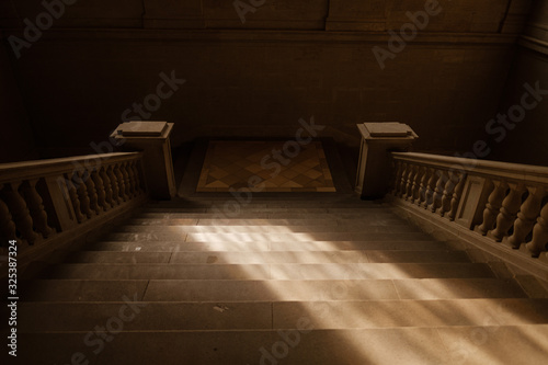 Stairway in a historic building