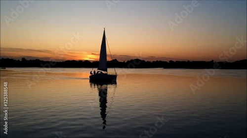sunset at the sea