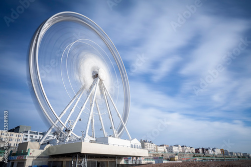 slow shutter speed of big wheel in Brighton