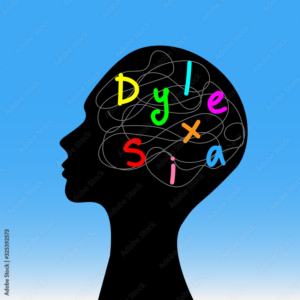 Mind of a dyslexic person is confused about letters Mind of a dyslexic person is confused about letters