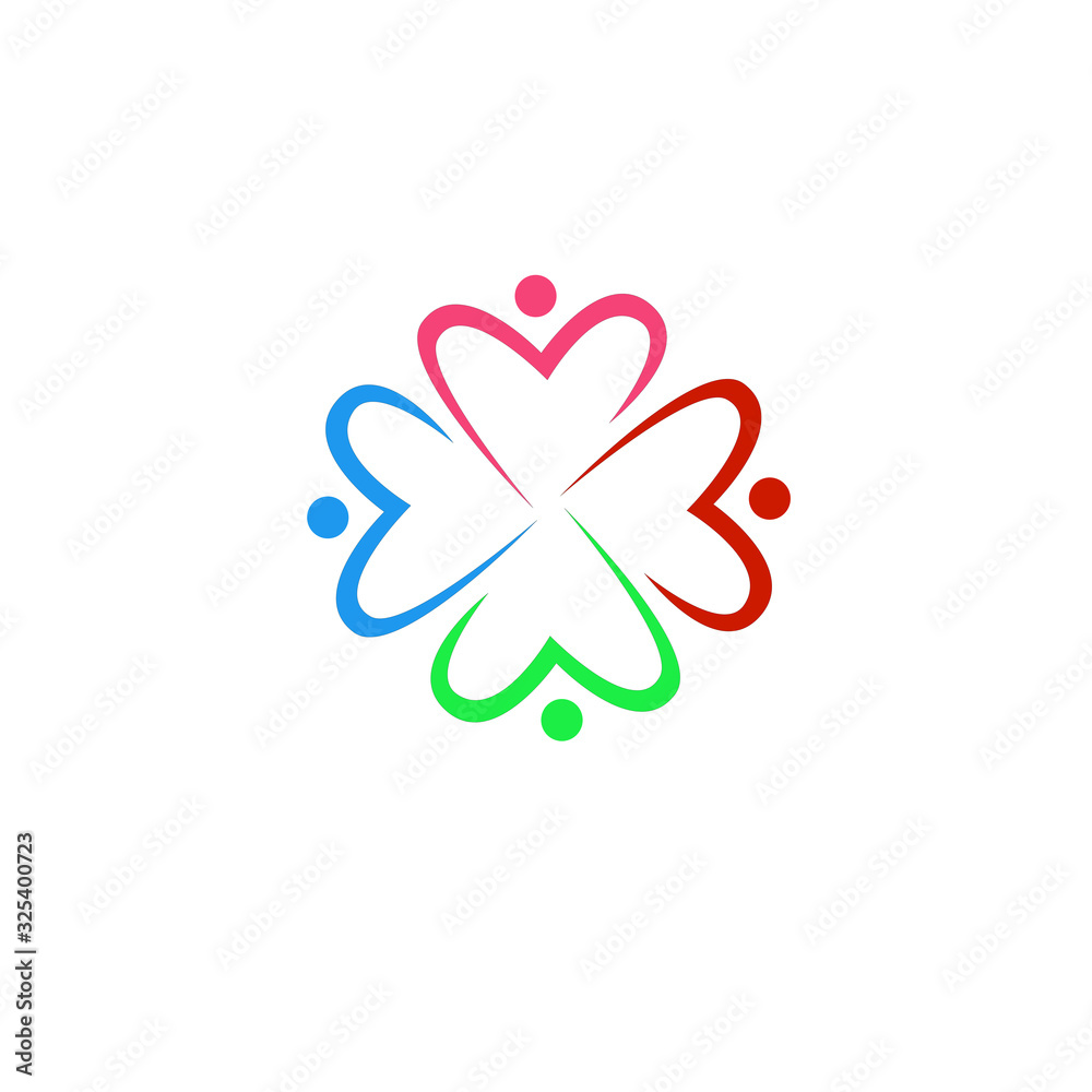PEOPLE CONCEPT TEAMWORK SIGN SYMBOL ON WHITE PEOPLE CONCEPT TEAMWORK SIGN SYMBOL ON WHITE
