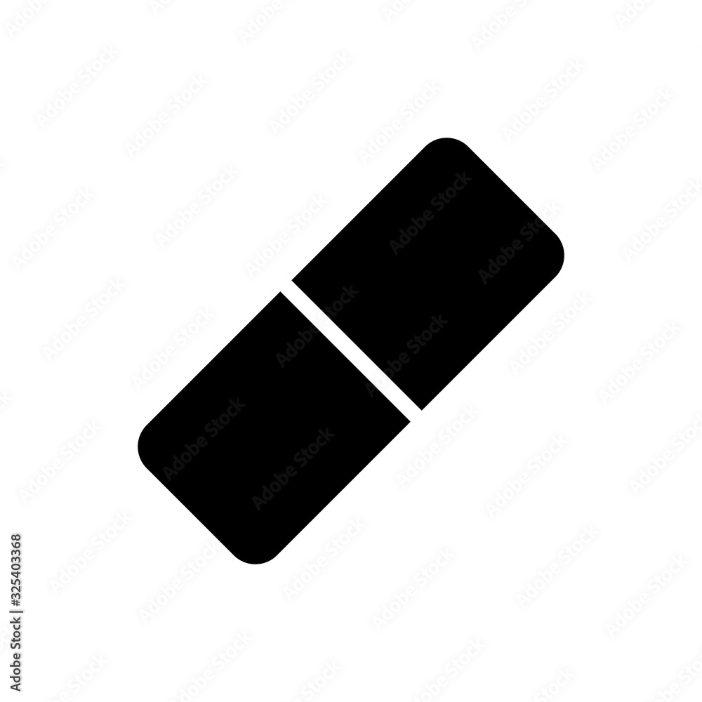 eraser icon vector