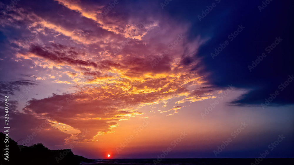 Sunrise Sky Magical Cloud Formations