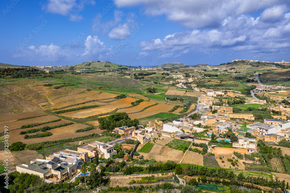 Gozo Island Landscape In Malta