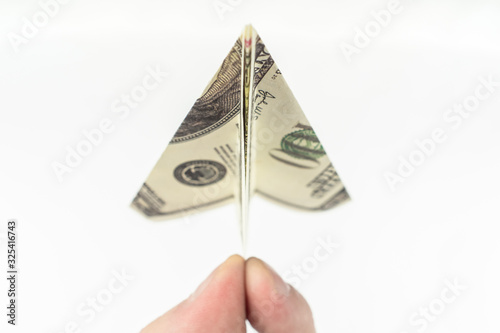A man is preparing to launc...