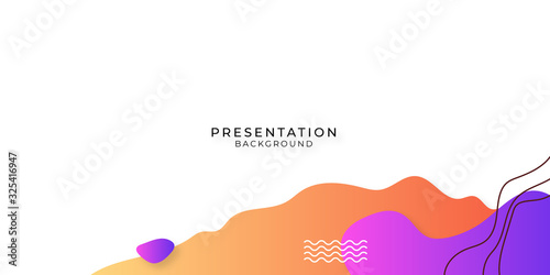 Modern liquid abstract element shape memphis style design fluid vector colorful illustration. Banner simple shape template for presentation, flyer, brochure isolated on white background. Memphi 