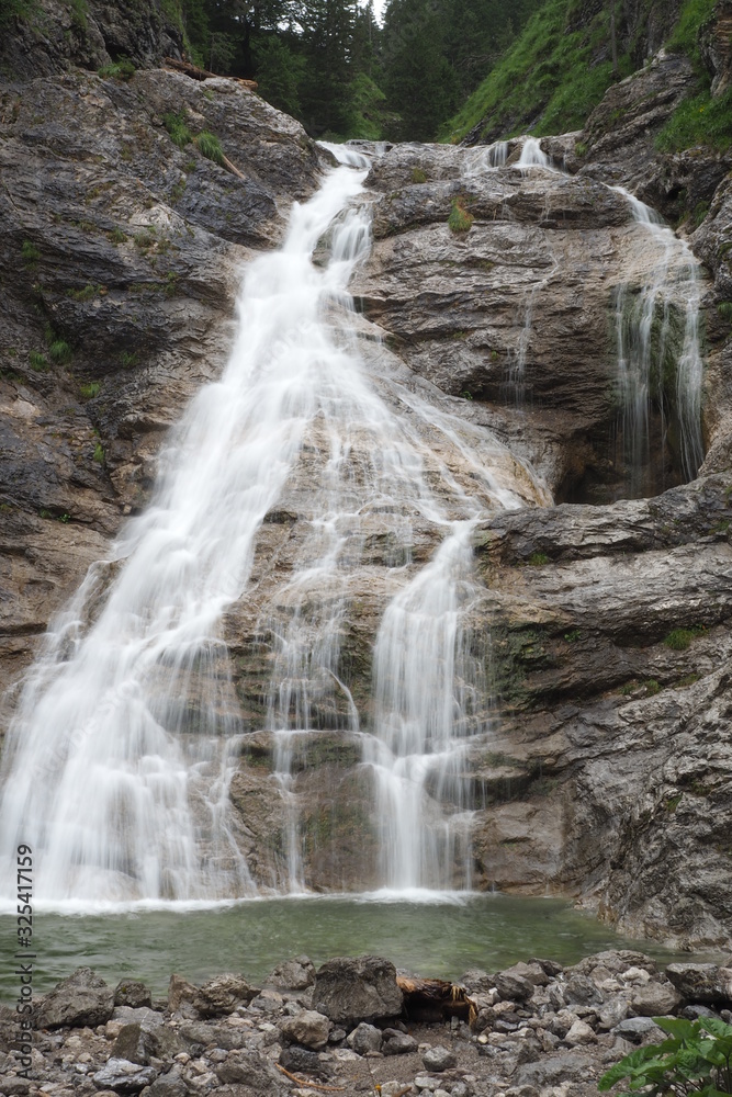 Wasserfall Jachenau Walchsensee Alpen Bayern