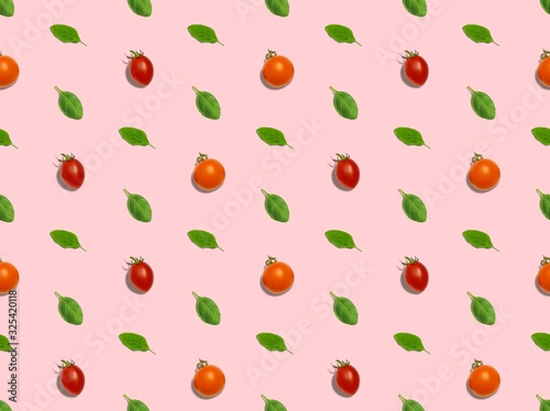Bright colors of seamless pattern with gourmet and illustration.