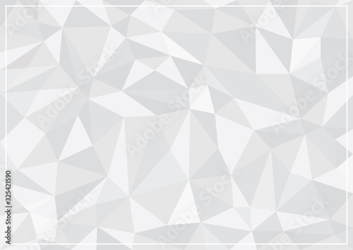Abstract grayscale triangle glass pieces background. Vector illustration.