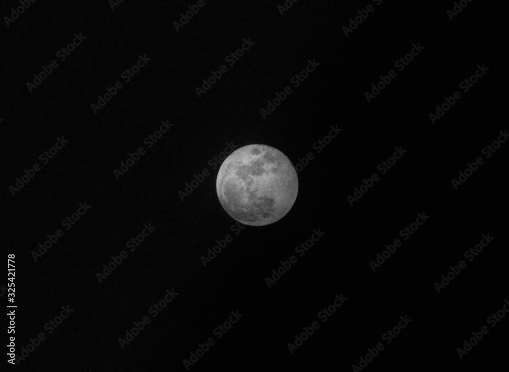 The Moon - Craters, Night Sky, Full Moon The Moon - Craters, Night Sky, Full Moon