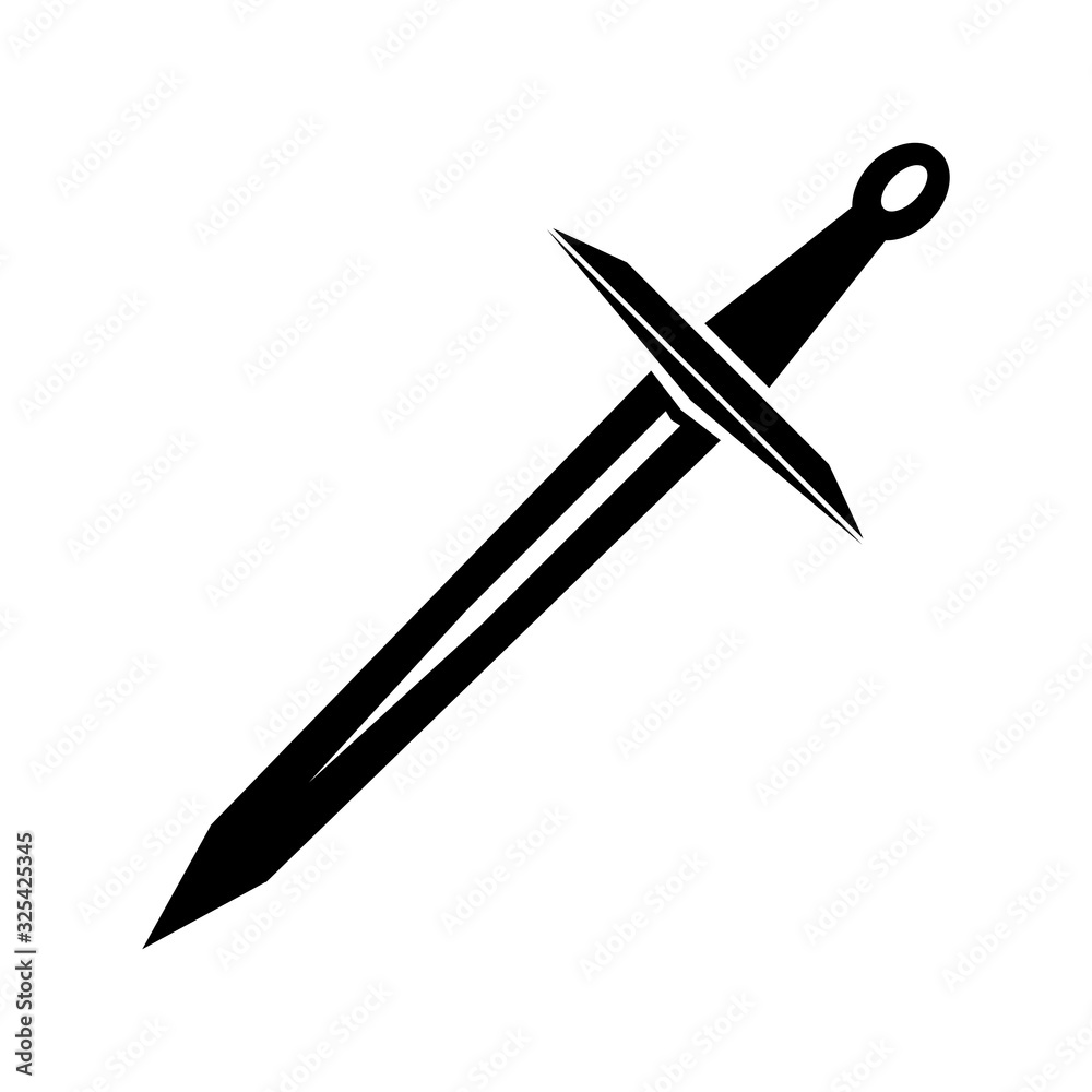 dagger icon vector dagger icon vector