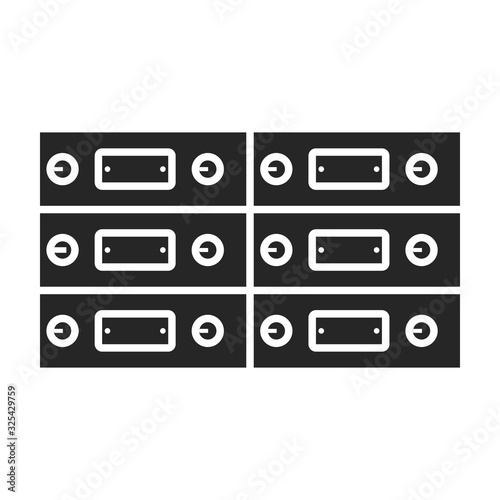 Door of storage vector icon.Black vector icon isolated on white background door of storage .