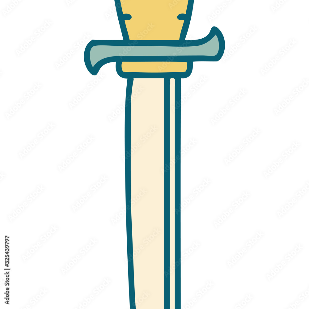 tattoo style icon of a dagger tattoo style icon of a dagger