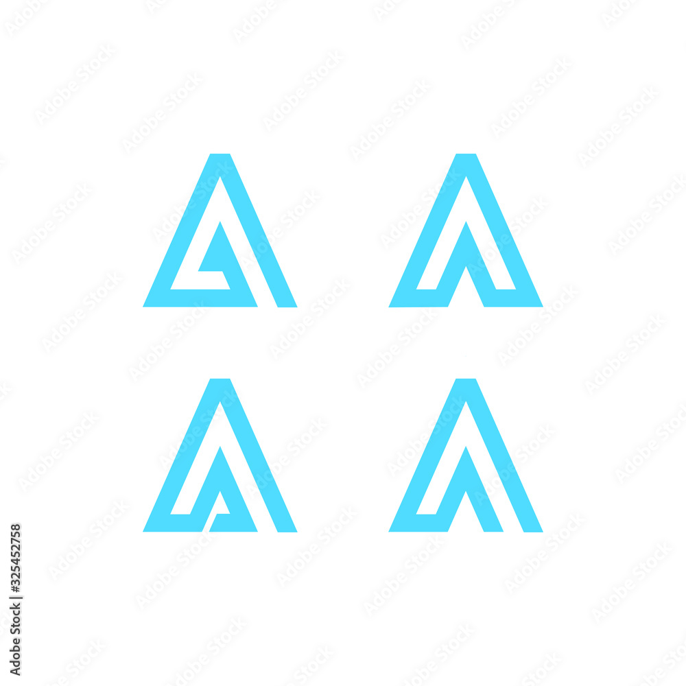 New letter A vector icon. letter a alphabet New letter A vector icon. letter a alphabet