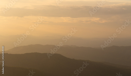 landscapes mountain of Khaoluang.