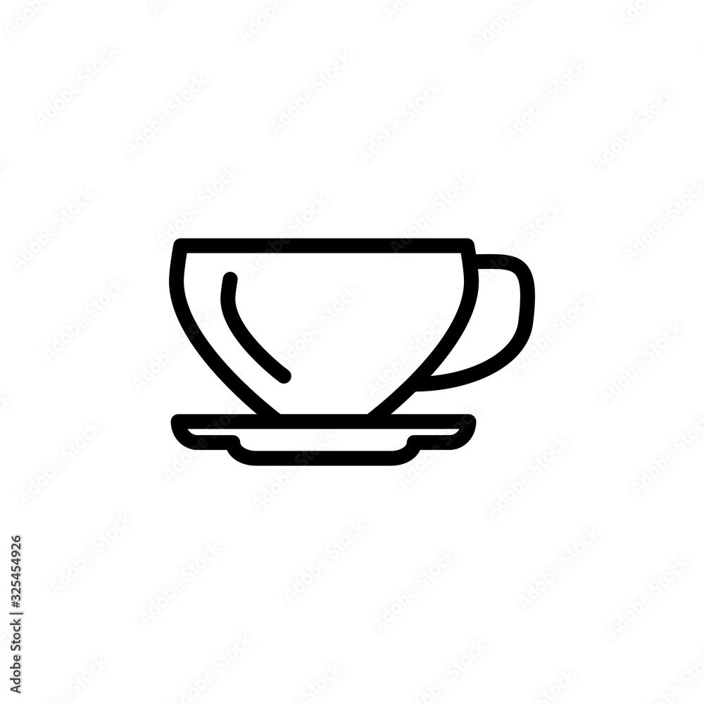 coffee glass icon vector coffee glass icon vector
