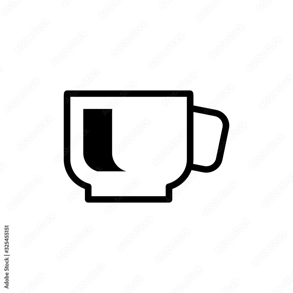 coffee glass icon vector coffee glass icon vector