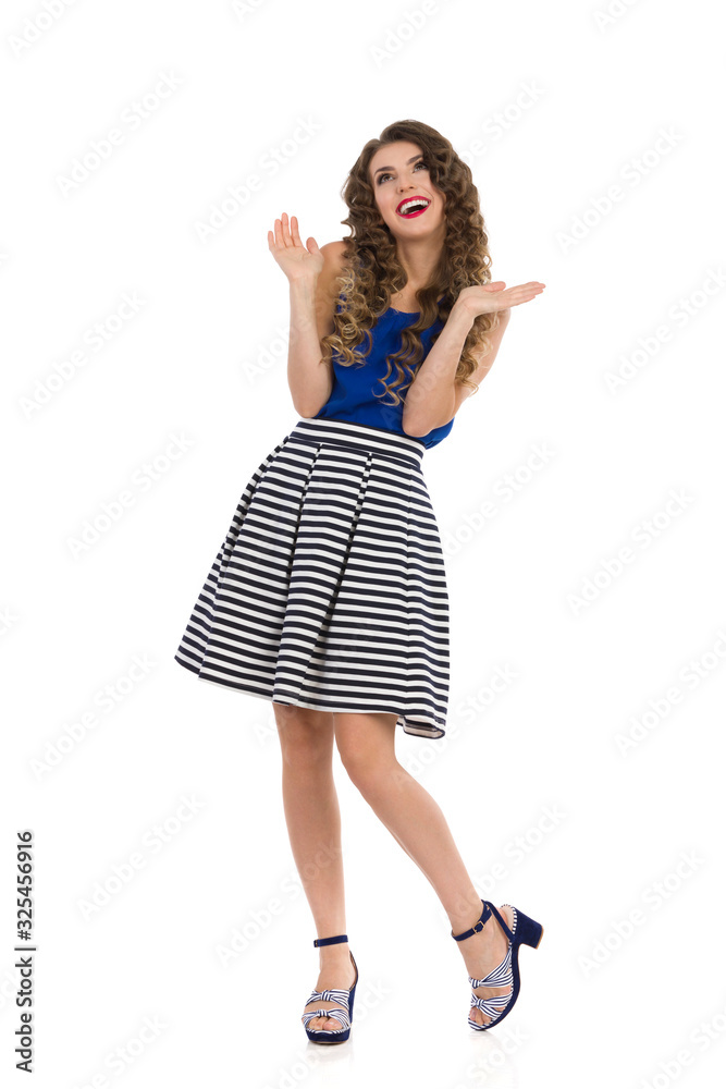 Fototapeta premium girl in a dress