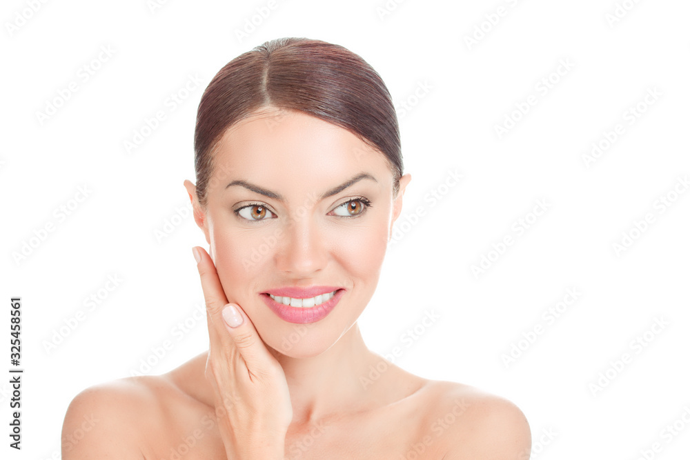 Natural beauty with flawless skin. Natural beauty with flawless skin.