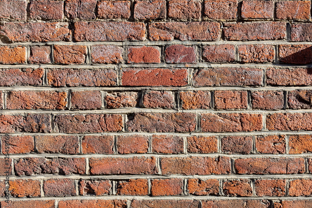 Obraz premium Old building aged brick wall texture