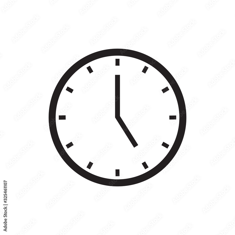 clock icon vector clock icon vector