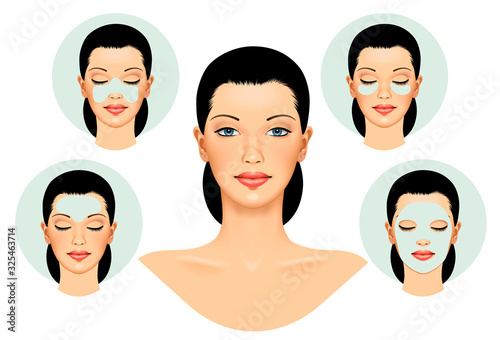 Anti aging treatment and plastic surgery concept.