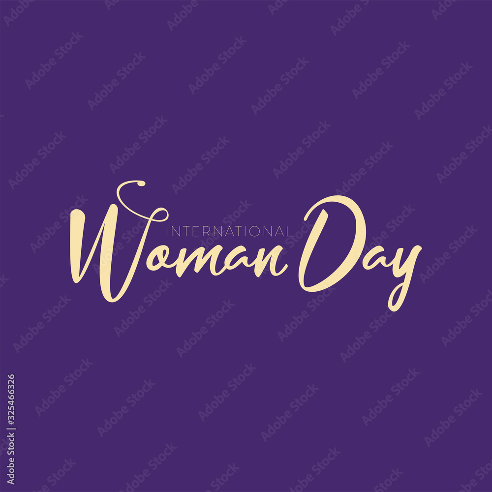 Design about International Woman day