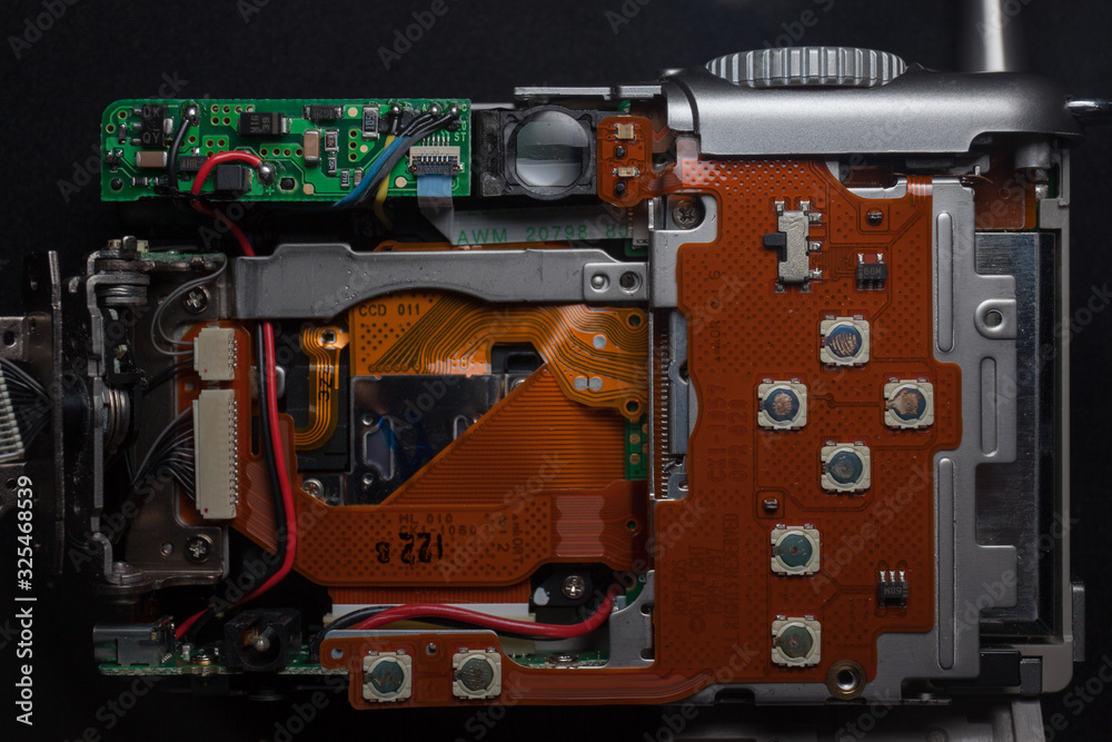 Fototapeta premium digital camera parts