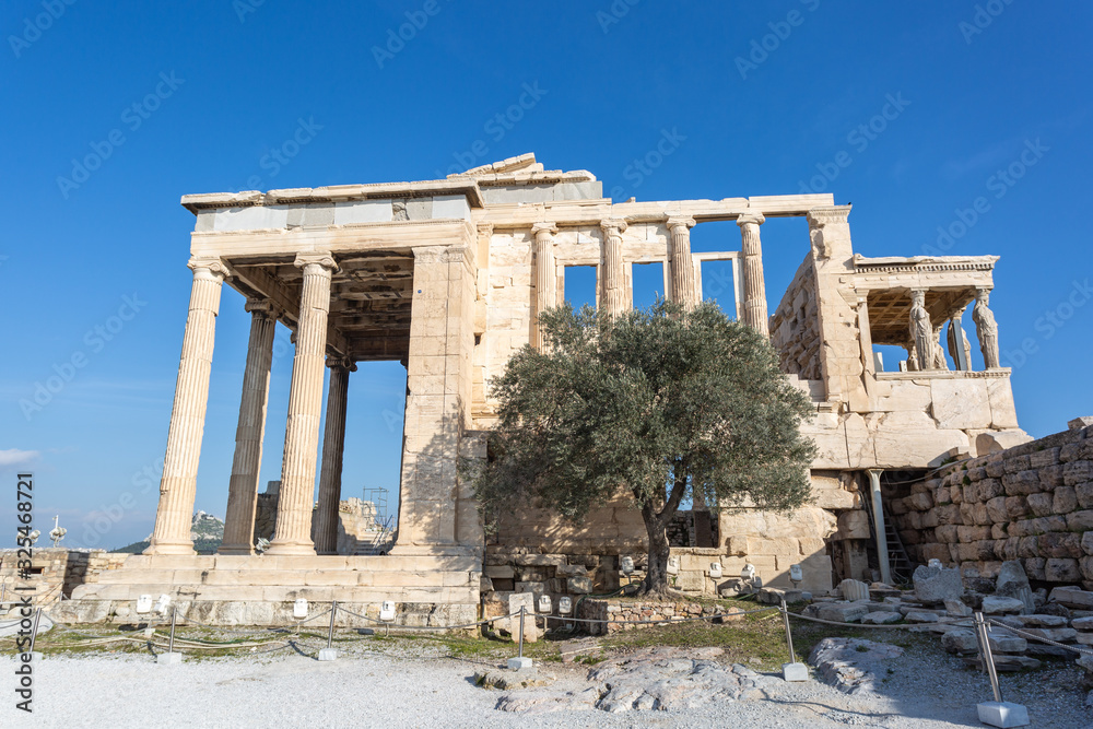 Obraz premium Pandroseion, the sanctuary dedicated to Pandrosus on the Acropolis of Athens