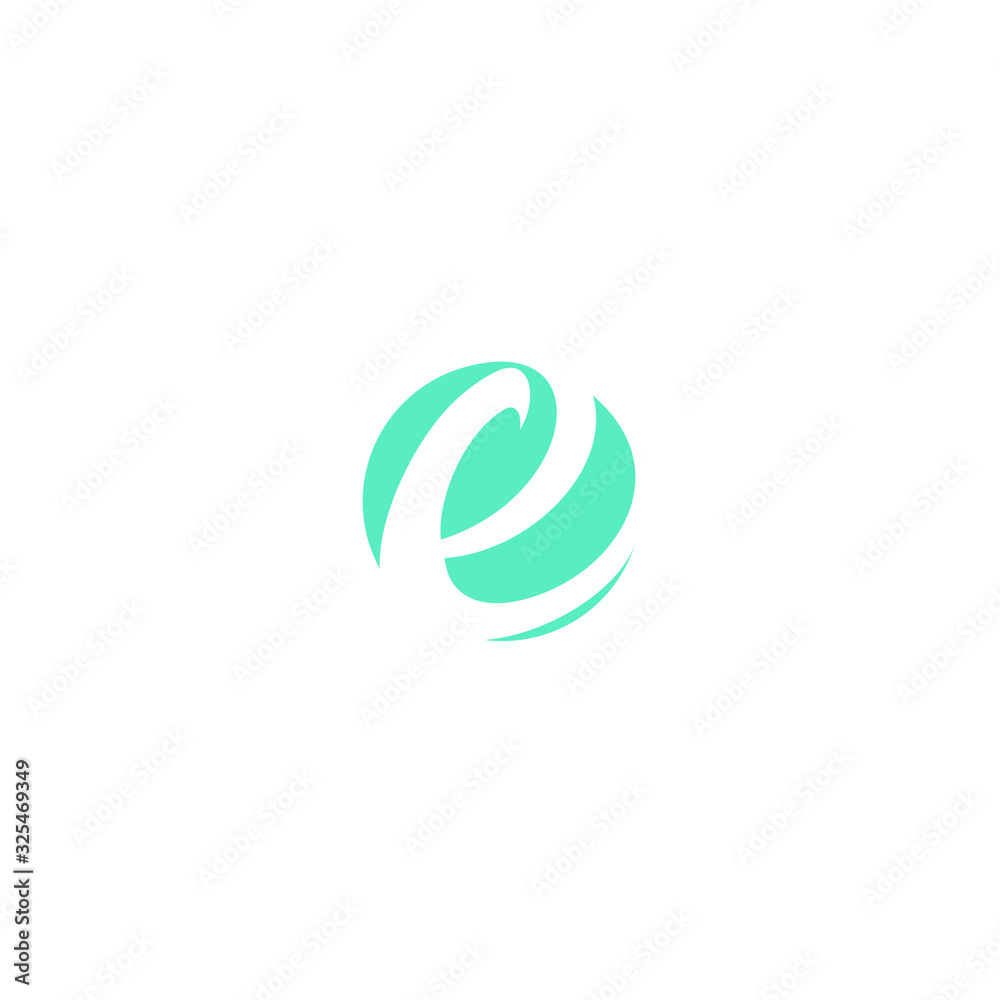 vector logo with the initials vector logo with the initials