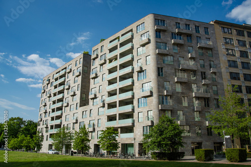 Wallpaper Mural Living apartment house in Berlin, Germany. Sunny summer day. Modern architecture of residential complex. Torontodigital.ca