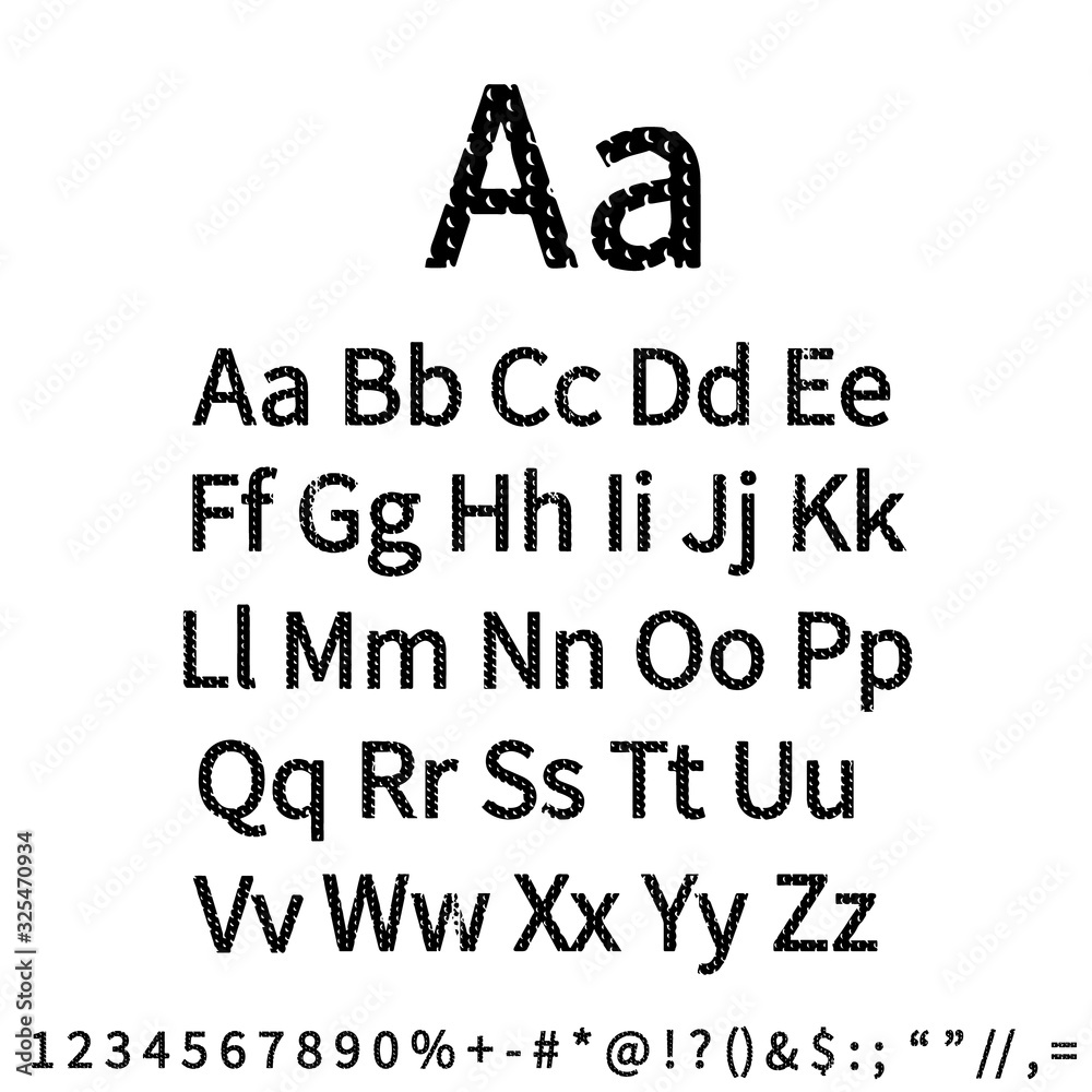 Dirty textured of typography grungy stamped alphabet font vector collection Dirty textured of typography grungy stamped alphabet font vector collection