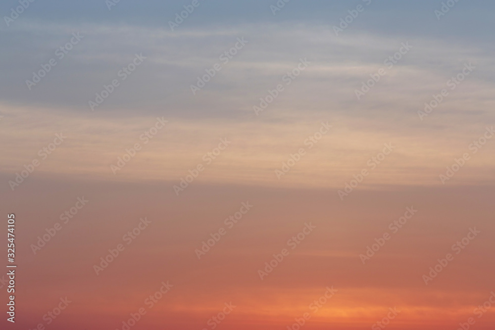 view on clouds in sky at sunrise